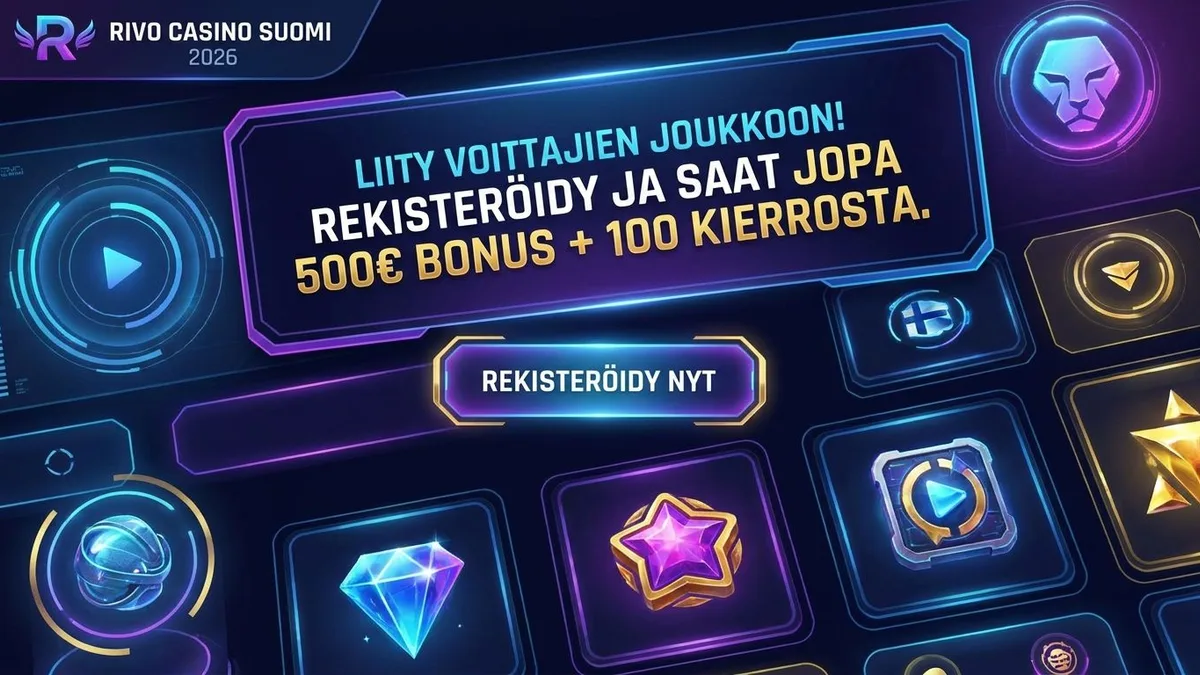 Rekisteröidy bonuksen kanssa
